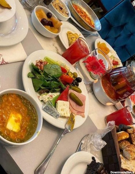 عکس فیک صبحانه برای استوری