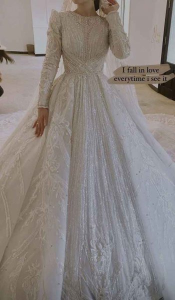 عکس لباس عروس عربی