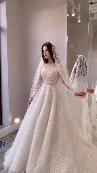  عکس لباس عروس عربی