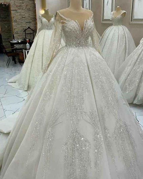  عکس لباس عروس عربی