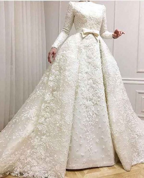  عکس لباس عروس عربی