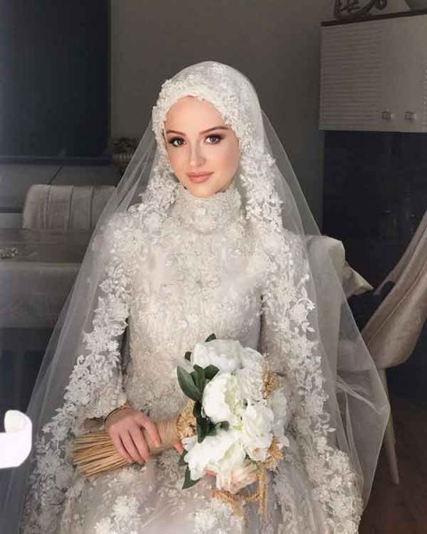  عکس لباس عروس عربی