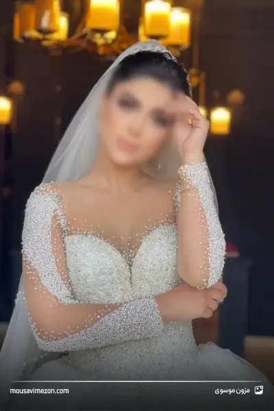  عکس لباس عروس عربی شاین