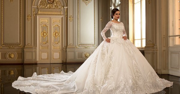  عکس لباس عروس عربی شاین