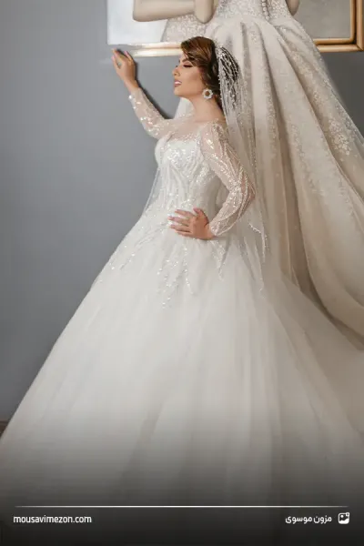  عکس لباس عروس عربی شاین