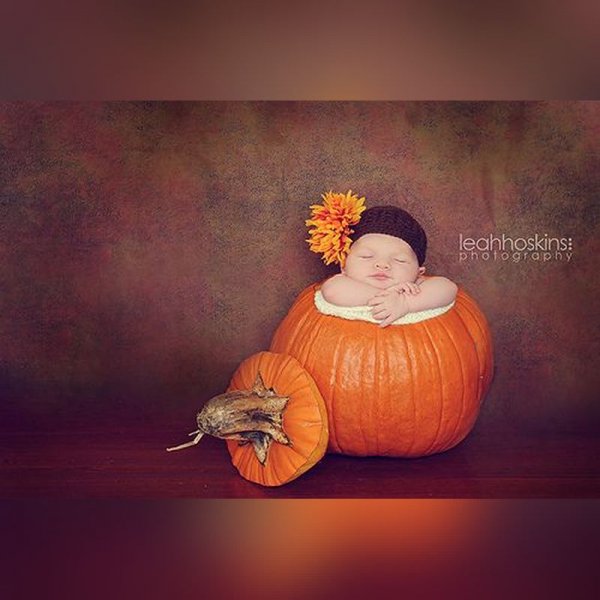 ایده عکس هالووین نوزاد جدید