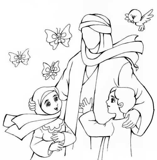 عکس نقاشی حضرت مهدی کودکانه
