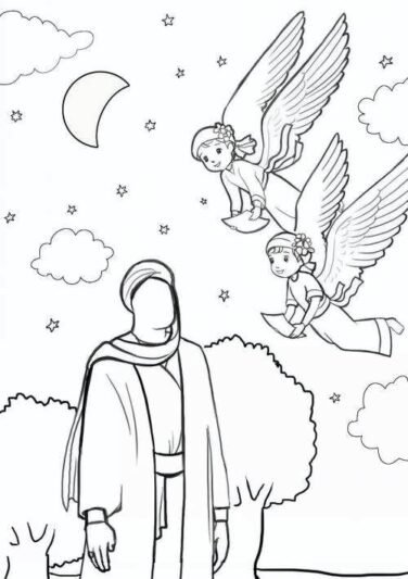 عکس نقاشی حضرت مهدی کودکانه