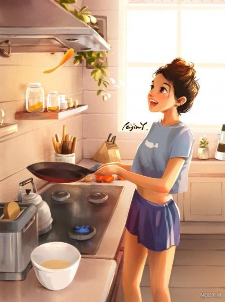 عکس اشپزی خانگی