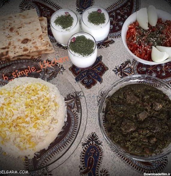 عکس فیک غذا خانگی