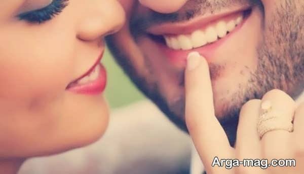 عکس پروفایل عاشقانه دونفره لب