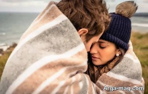 عکس پروفایل عاشقانه دونفره لب