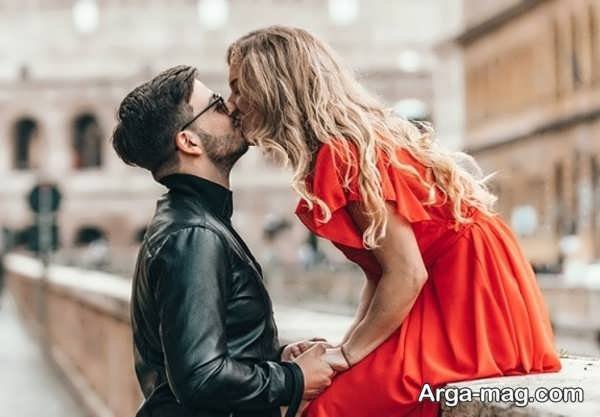 عکس پروفایل عاشقانه دونفره لب
