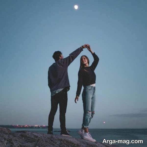 عکس پروفایل عاشقانه دونفره لب