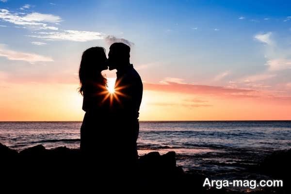 عکس پروفایل عاشقانه دونفره لب