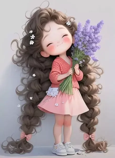  عکس روز مو فرفریا مبارک کارتونی