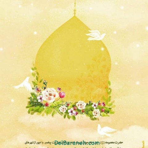 عکس حرم حضرت معصومه برای استوری