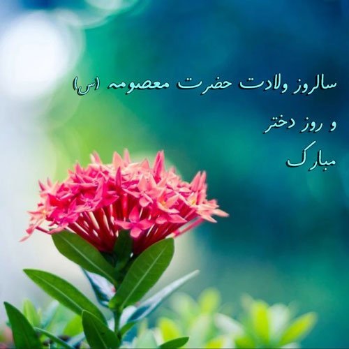  عکس نوشته حضرت معصومه