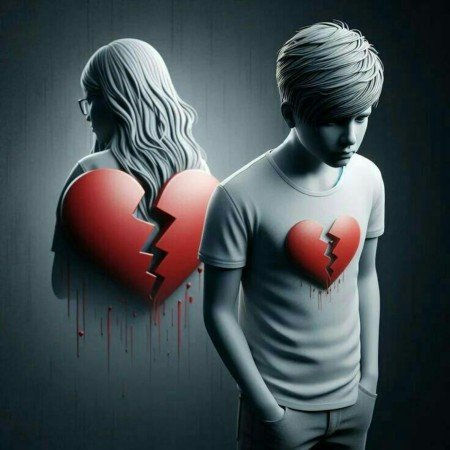 عکس قلب شکسته برای تصویر زمینه