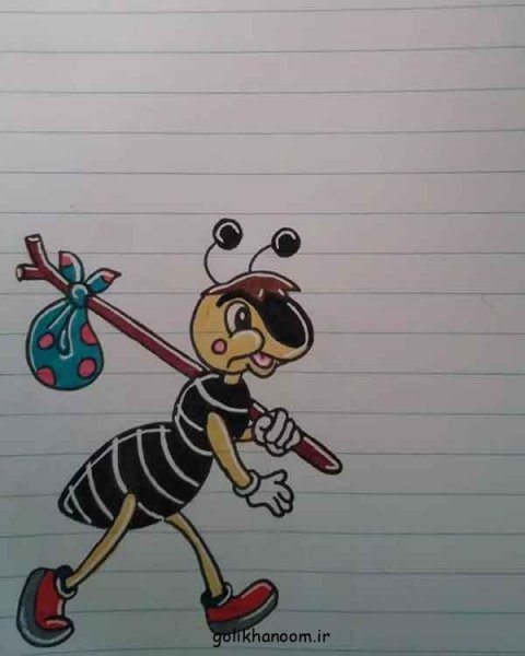 عکس نقاشی مورچه