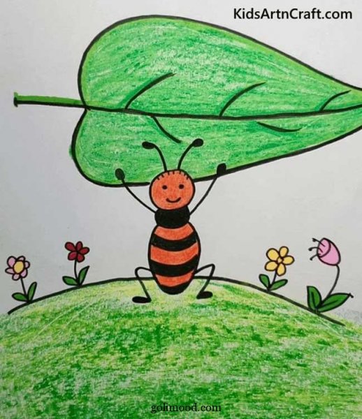 نقاشی مورچه آسان