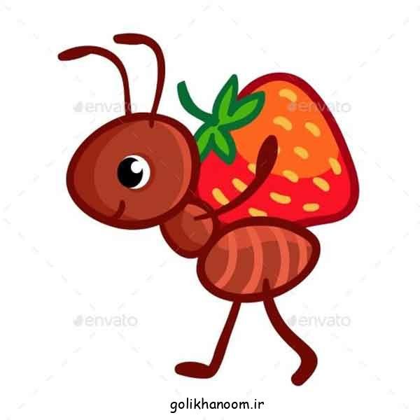  نقاشی مورچه کیوت