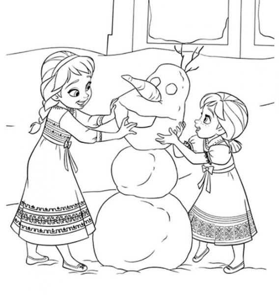  نقاشی السا آسان