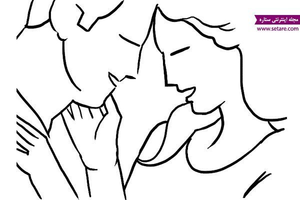  عکس دو نفره نقاشی