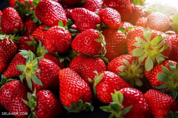 عکس توت فرنگی برای استوری