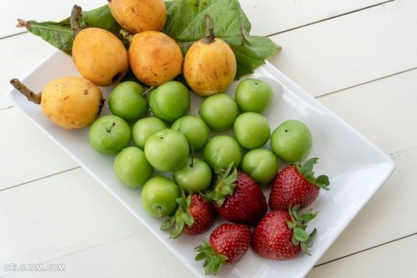  عکس گوجه سبز و لواشک