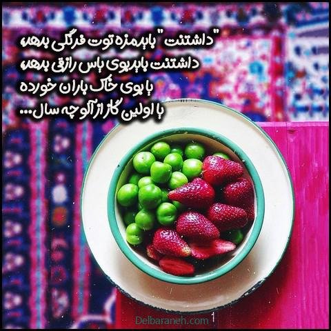  عکس گوجه سبز و توت فرنگی