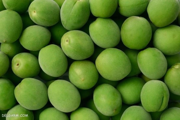 عکس گوجه سبز و چغاله خوشمزه