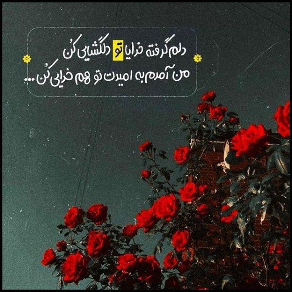 عکس نوشته دلتنگی و دلگیری